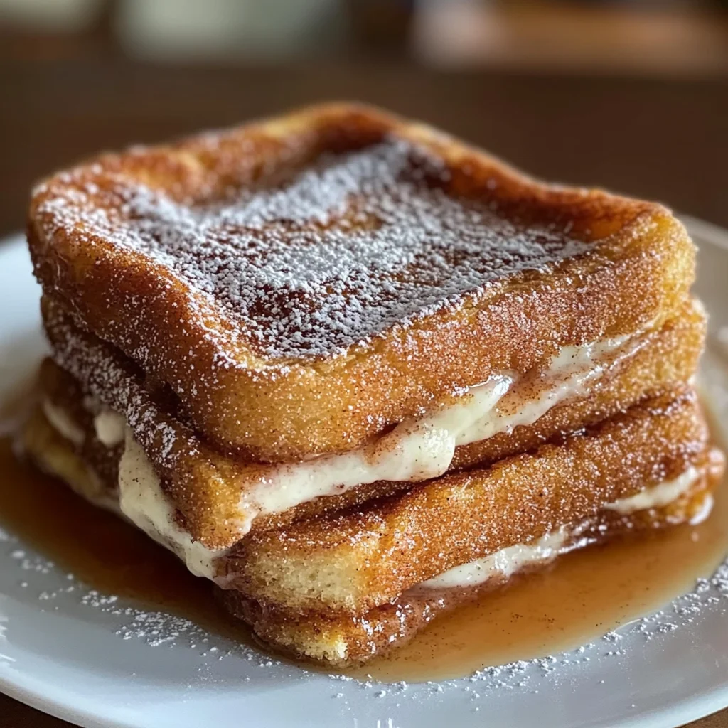 Churro Stuffed French Toast