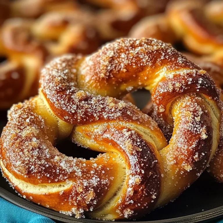 Irresistible Cinnamon Sugar Soft Pretzels