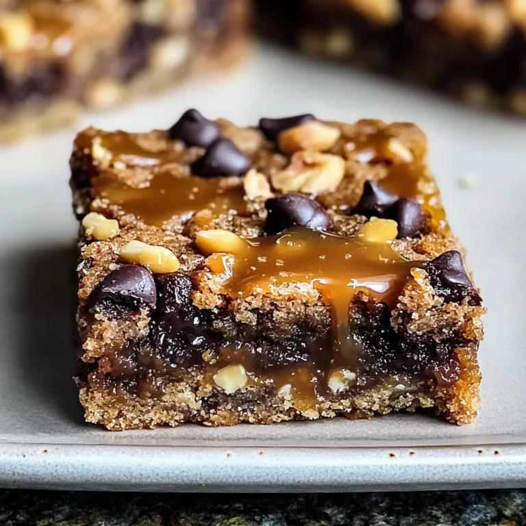 Salted Caramel Cookie Bars