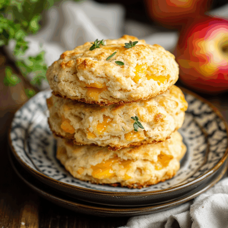Apple Cheddar Biscuits