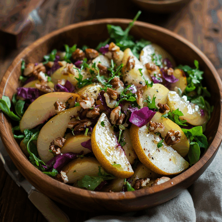 Autumn Pear Salad