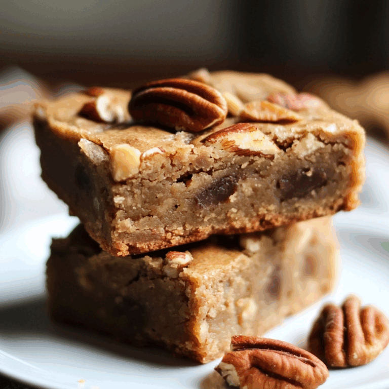 Maple Pecan Blondies
