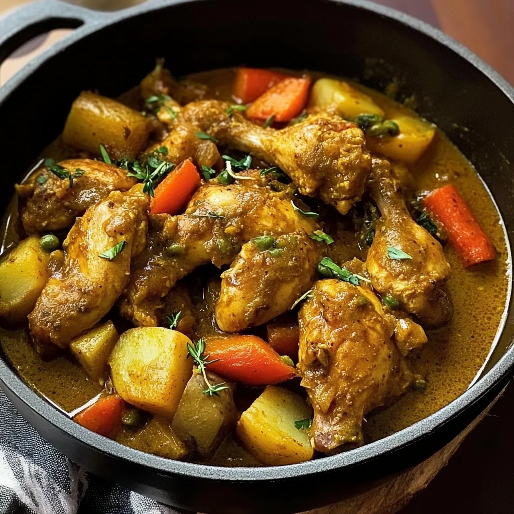 Authentic Jamaican Curry Chicken