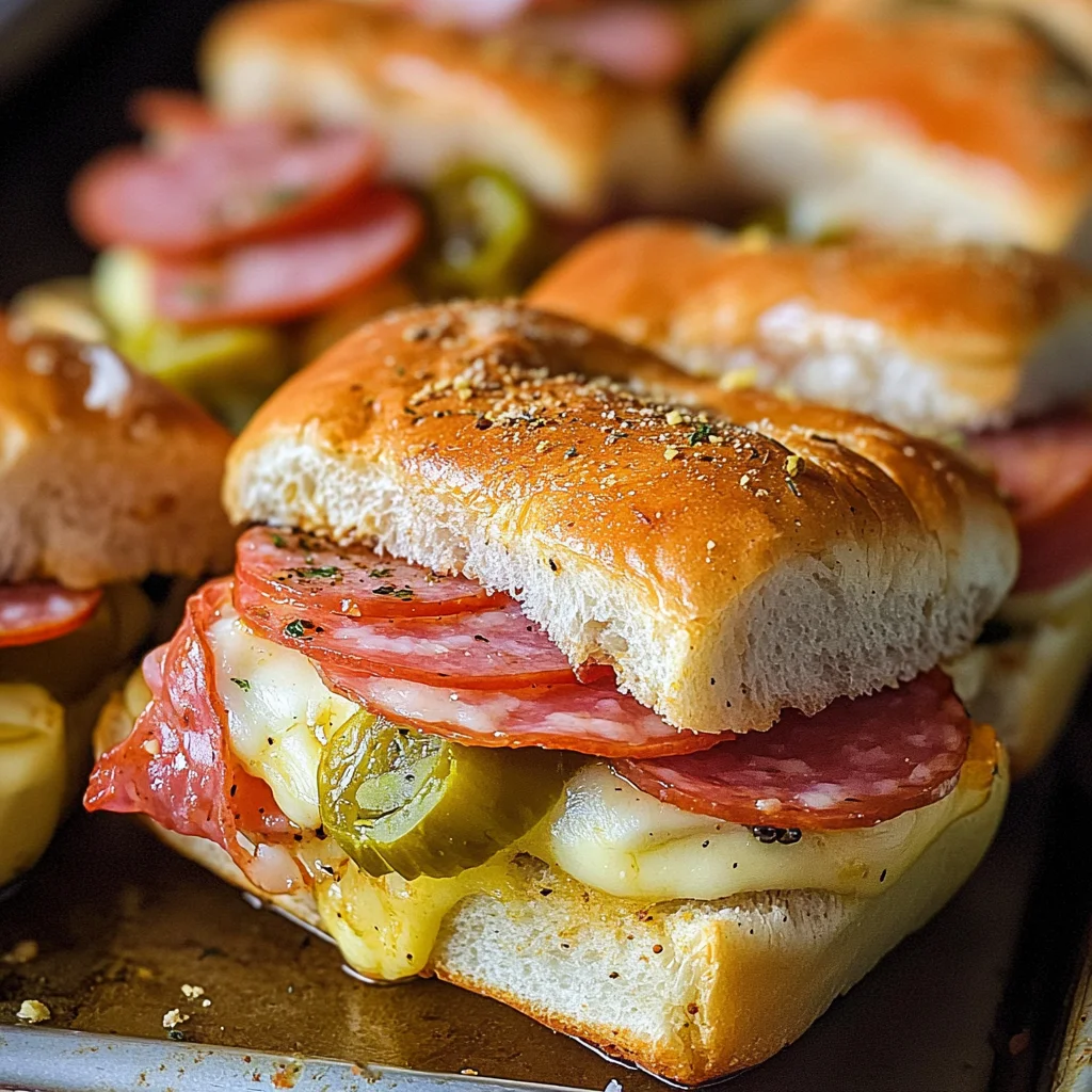 Hot Italian Sub Sliders