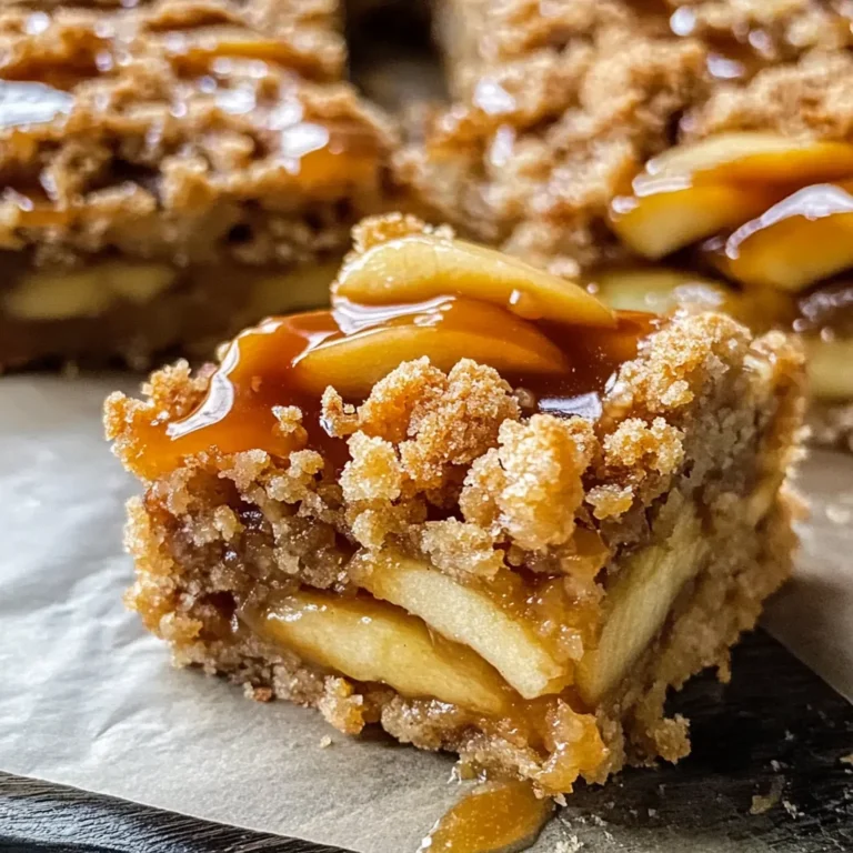 Salted Caramel Apple Crumble Bars Fall Treat: Get Addicted in 45 Min