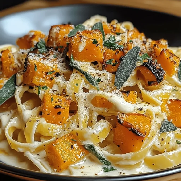 Savory Butternut Squash & Sage Pasta