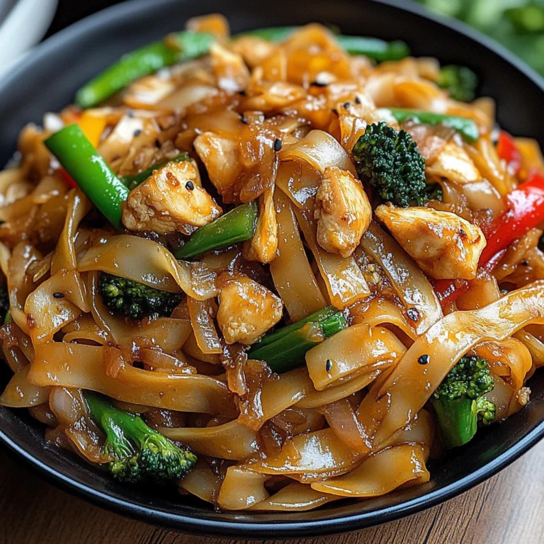 Street Style Thai Drunken Noodles
